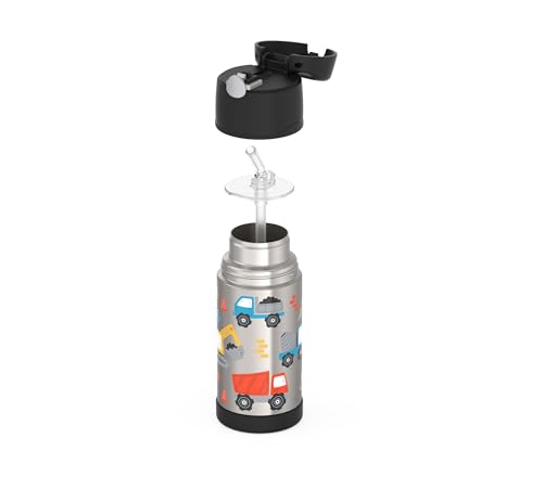 Image of THERMOS FUNTAINER Water Bottle with Straw, 12oz, Construction Site (Pack of 6)