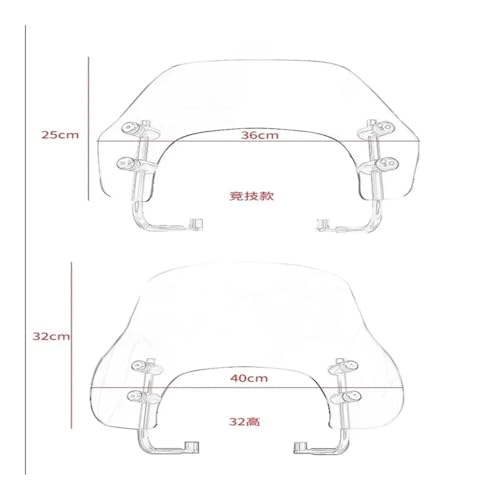 Extension bulle Victoria Sixties 150 protection vent route - 4