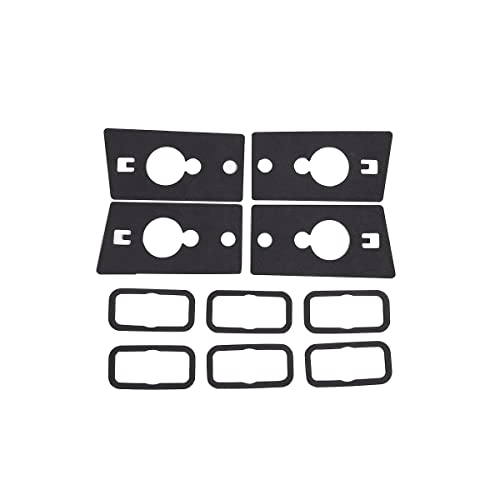 Qiosreui Roof Cab Marker Light Gasket Clearance Running Light Lamp Seal Set Compatible with Hummer H2 2003-2009