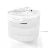 Cheerble 猫 自動給水器 猫水飲み器 猫給水器 ポンプレス 循環式 お手入れ簡単 食洗機対応 常時稼働モード 大容量2L静音 活性炭フィノレター付き（E1 Lite）