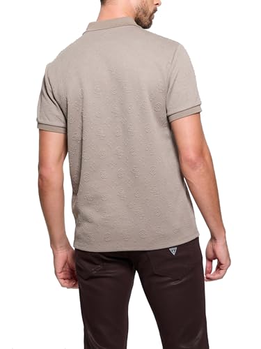 GUESS Men's Short Sleeve Peony Jacquard Polo4