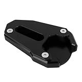 Objectif : extension de pied de béquille latérale de moto. La plus grande surface vous permet de vous garer en toute sécurité sur les routes chaudes et l'herbe.