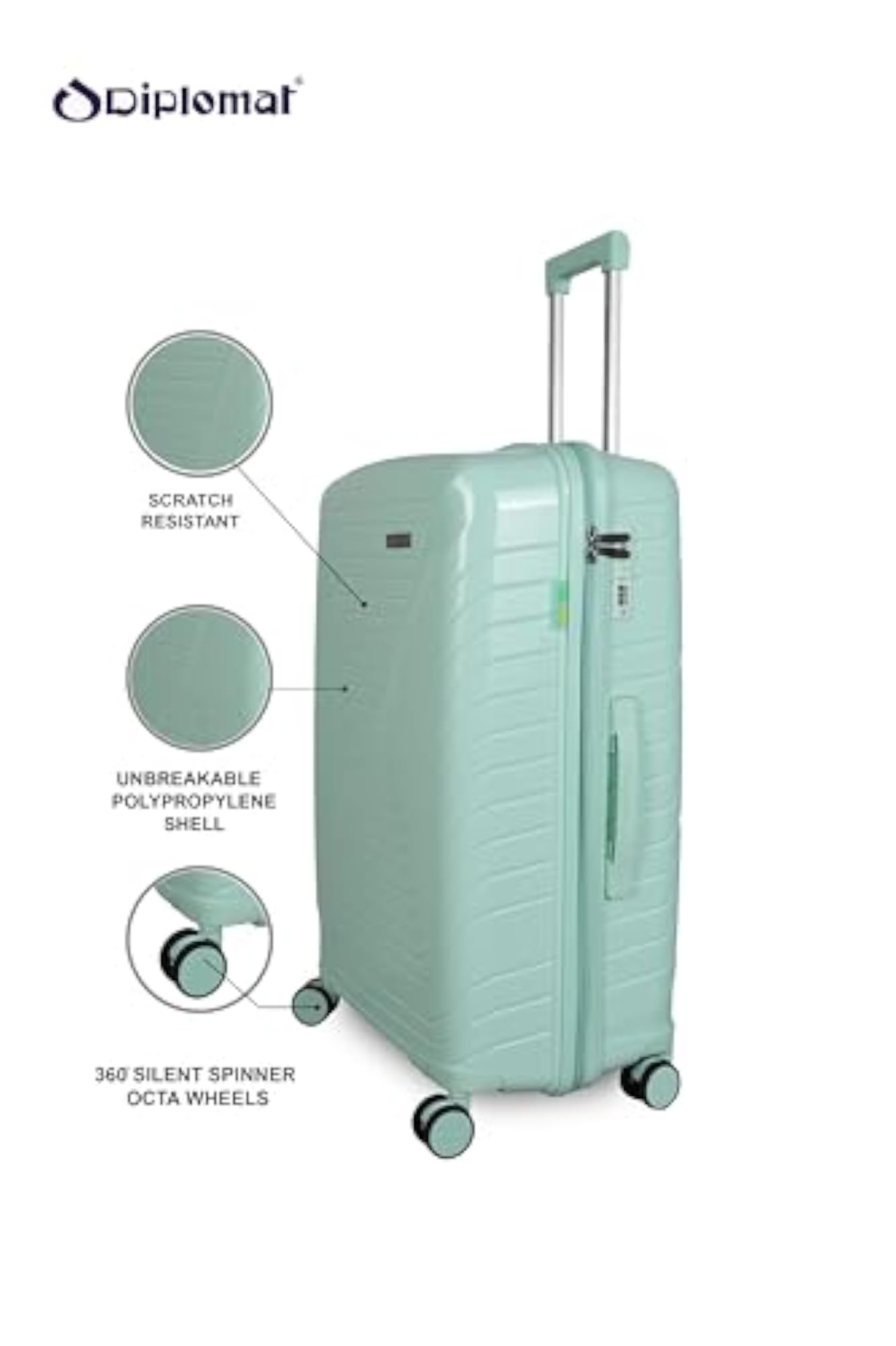Speed Luggage (Sea Green, L-28 inch)