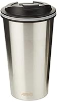 Avanti GOCUP Double Wall Insulated Travel Cup, 355ml / 12oz, Brushed Stainless Steel
