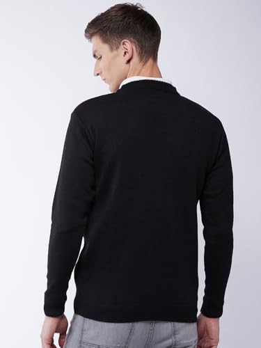 Image of Pivl Men's Winter Geometric Print Sweater - Warmth and Style for The Season||Winterwear||