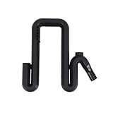 BESPORTBLE Überlaufschlauch für Wassertanks: Gartenzubehör – Flexibler Verlängerungsanschluss – Druckausgleichsschlauch für Regentonnen und Eimersysteme im Außenbereich, Schwarz