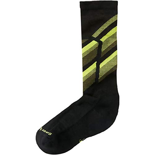 Smartwool Kids’ Over-the-Calf Socks - OTC Ski Racer Socks, Lightly Cushioned Merino Wool Performance Socks (BLACK, L)