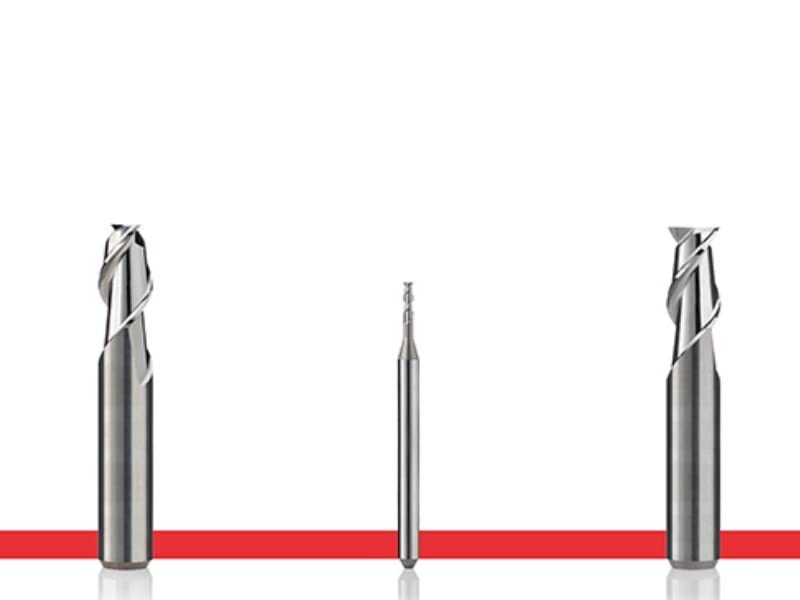 Fraise à deux dents pour aluminium - D 5 mm, D 6 mm, SL 15 mm, GL 50 mm