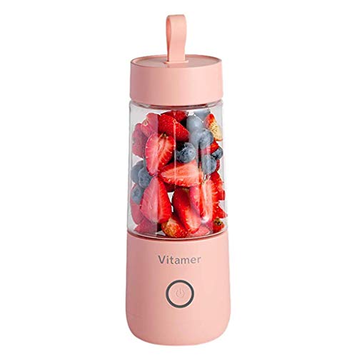 DSDD Taza de Jugo, Mini licuadora de Batidos portátil, Extractor Recargable de licuadora de Frutas para el hogar