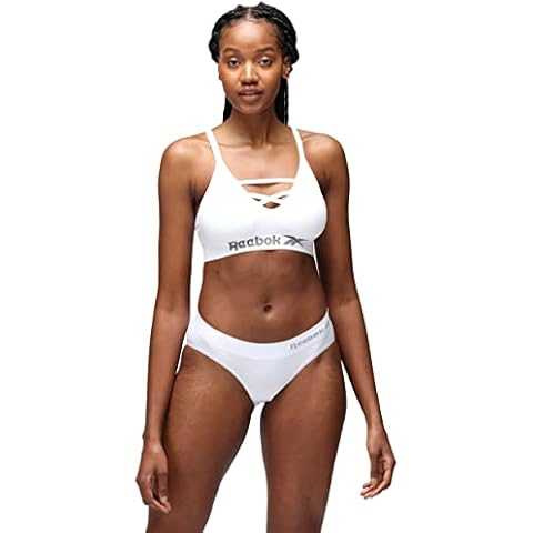 Reebok Womens Strappy Bra Top - White Cover