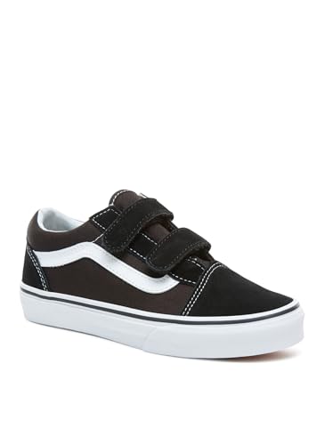 Vans K Old Skool V Vvhe6Bt, Baskets Mode Mixte Enfant - Noir (Black/True White), 34 EU (3.0 US)