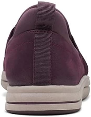 Clarks Women's Breeze Bali Loafer Flat, Burgundy, 6 Wide | Image 5