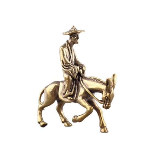 Sculpture d'aîné et d'âne pour micro paysage et décor bonsaï zen