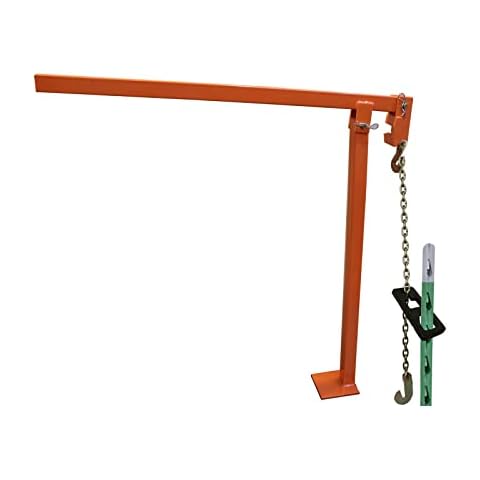 T Post Puller Fence Post Puller Heavy Duty Fence Post Puller with 47" Lifting Chain & T Post Puller Plate Puller T Post Puller for Round Fence Posts T Stakes Sign Post & Tree Stump Cover