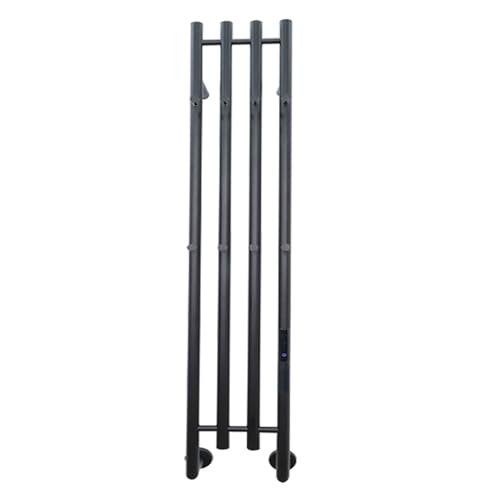 Calentador de toallas de acero inoxidable 304 de 4 barras, vertical de temperatura constante, para baño