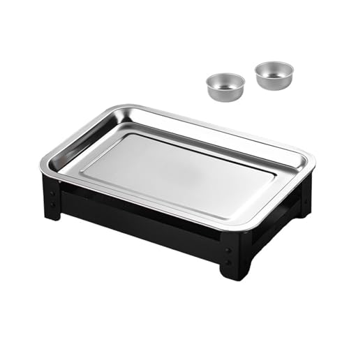 Uqezagpa Bandeja Calentamiento Acero Inoxidable