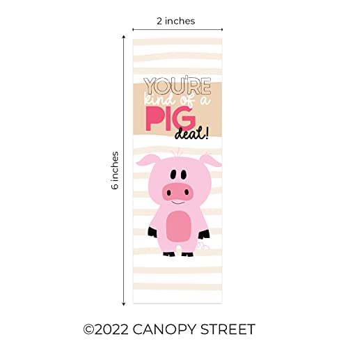 Animal Pun Bookmarks / 2" X 6" Motivational Paper Bookmark Pack/Bulk Set Of 24 Classroom Reward Quotemarks/Made In The Usa #TOP4