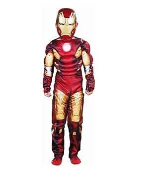 CHRISLEY ENTERPRISES Kids Iro Man Muscles Avengers Costume With Plastic Mask Fancy Dress Costume In Multicolor Color Pack Of 1. (2-3 years) (B0BNQQ3Y9R) Amazon Price History, Amazon Price Tracker