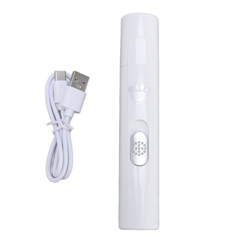 Aparador de Unhas para Cães, Bateria de 350mah, Recarregável, Silencioso, Multifuncional, Seguro, Fe