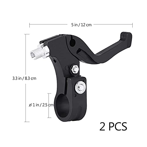 VORCOOL Kids Bicycle Brake Lever Brake Handle Children Bike Cycling Brake Levers Bike Spare Parts Bicycle Accessories (11.8 x 8.3 x 3.1 cm,Black)