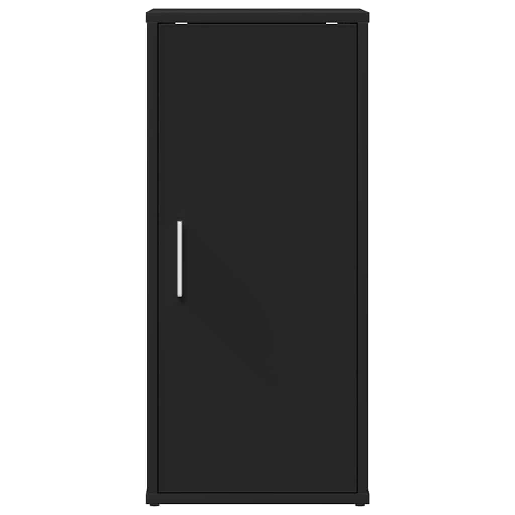 Hothingwell Szafki na buty 2 szt. czarne 32x35x70 cm płyta wiórowa, półka na buty 5 półek, czarny organizer z odwracalnymi drzwiczkami, przechowywanie ścian lub podłogi do ochrony