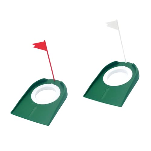 Golf Putting Cup Golf Hole Training Aids Putters with Plastics Flag for Adult Office Garage Yard Indoor Outdoor Practice
