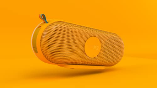 Polaroid P2 – Enceinte Bluetooth sans Fil Rechargeable avec IPX5 et Double jumelage stéréo - Jaune