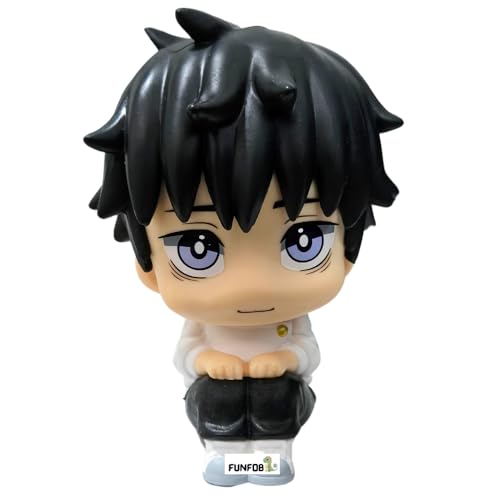 Image of FUNFOB Jujutsu Kaisen Yuta Okkatsu Action Figure Height - 11cm Collectible Anime Figures PVC Multicolour | Yuta Okkatsu Look up