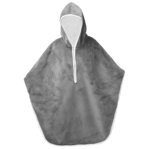 Poncho pour fauteuil roulant couverture polaire d'hiver chaude