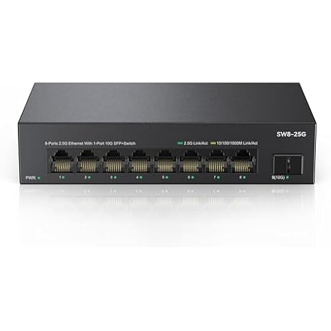 Real HD 8 Port 2.5G Ethernet Switch Cover
