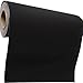 Self Adhesive Velvet Flocking Liner for Jewelry Drawer Craft Fabric Peel Stick15.8" x 158" (Black)