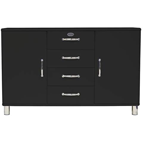 Tenzo Malibu Kommode mit 4 schubladen und 2 türen. Sideboard Cover