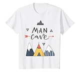 Kinder Man Cave Mountain Pfeil Thema für Männer Enthusiasten T-Shirt