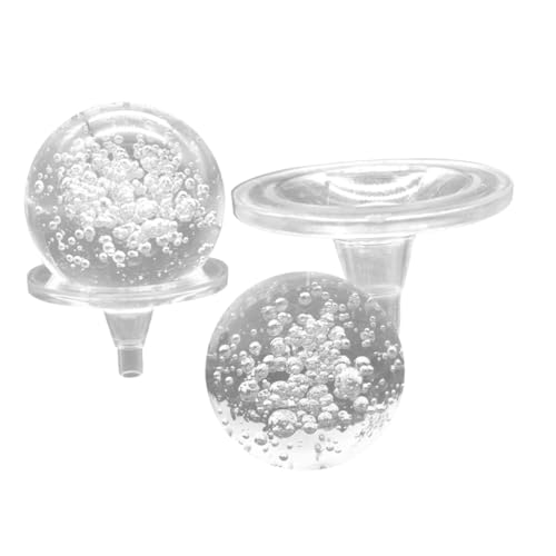 TOYANDONA 2pièces Boule Bulles pour Fontaine Décoration Verre pour Maison Boule De Verre Ronde Décorative