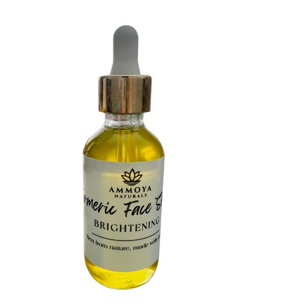 Turmeric Brightening Face Oil – Lightweight Botanical Oil Blend for Radiant, Nourished Skin for all skin types (4 Ounces)