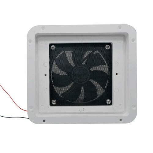 Caravan 12V Estrattore Ventilatore, Ventilatore Laterale Ventilazione Aspiratore Caravan Rimorchio RV Bianco 12V per Rimorchio Barca Marine Yacht