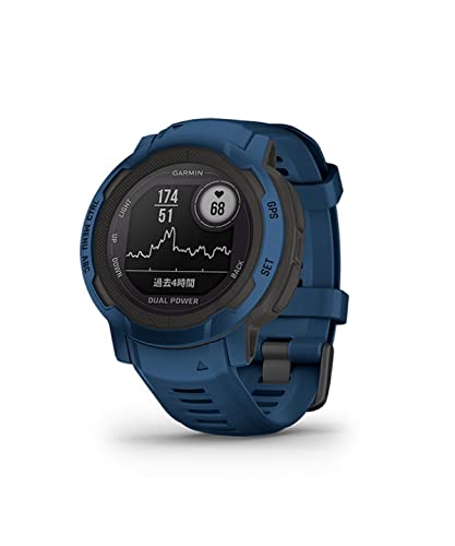 GARMIN(K[~) Instinct 2 Dual Power Tidal Blue a45mm SuicaΉ ^tlXAEghA GPS EHb` y{Kiz 