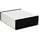 Hammond Electronics 1455U2202 Universal-Gehäuse aus extrudiertem Aluminium, transparent, 220 x 191 x 66 mm