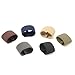 shamjina 10Pcs Belt Keepers Elastic Webbing Belt Loop Keeper for 1'' Wide Belt, Belt Not Included, Black