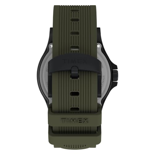 Montre Timex Peanuts Expedition Acadia 40 mm cadran vert et boîtier noir