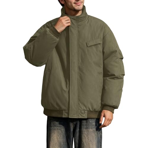 Veste d'hiver chaude pour homme coupe-vent et sport