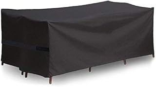 UKEER Garden Furniture Covers, Garden Table Cover Protective Cover Garden Outdoor Furniture Set Cover Oxford Waterproof, Windproof, Anti-UV (170 x 94 x 71cm)