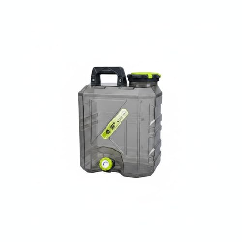 YWMJZEU Bidón Portátil Clase Alimenticio Cubeta Potable sin BPA Garrafa Ligera para Camping, Exterior, Gris, Gris Sombra, 15L