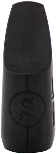 Syos Soprano Saxophone Mouthpiece, Smoky Model, 7 Tip Opening, Pitch Black, Improve the Sound of your Soprano Sax with this Easy-To-Play, Dark and Warm Soprano Mouthpiece