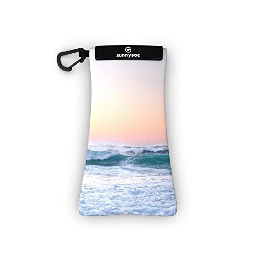 Image of GOGGLESOC Sunnysoc Sunglass Case - Stretch Microfiber, Scratch Protection, Slim Sleeve, Soft Touch - Travel, Protection