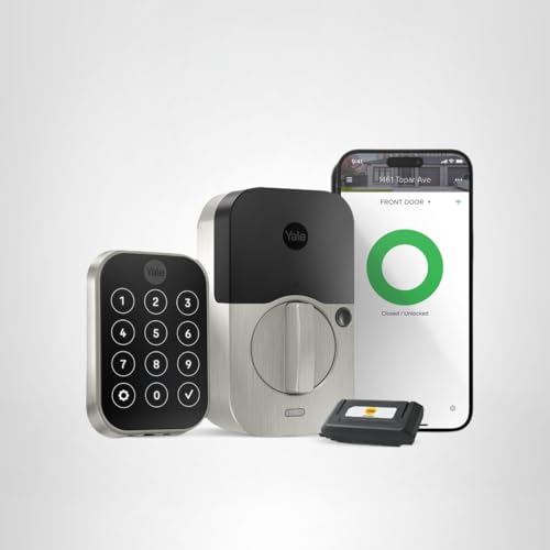Yale Security Assure Lock 2 Deadbolt, Satin Nickel Keyed Smart Entry Door Lock with Wi-Fi Connected Keypad for Code Entry and Remote Access, YRD410-WF1-619 thumbnail 10