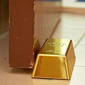 SMIN 1KG Fake Gold Bar Bullion Doorstop/Heavy Brick Paperweight