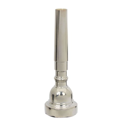 Glarry Nickel Plated Trumpet Mouthpiece Replacement, 3c Silver