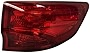 KarParts360 For Acura MDX 2014 15 16 17 18 19 2020 Tail Light Assembly Passenger Side | Outer | Sport/Hybrid | CAPA | For AC2805103 | 33500-TZ5-A02