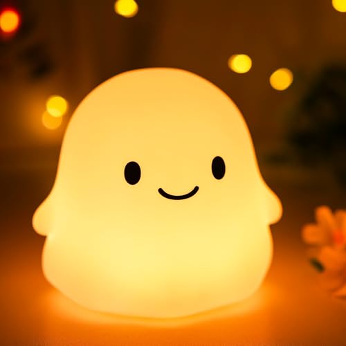 Veilleuse fantôme rechargeable avec minuterie pour rassurer les enfants la nuit